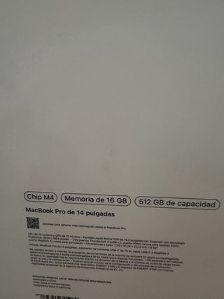 Macbook Pro 14 M4 16/512GB Space Gray + Funda