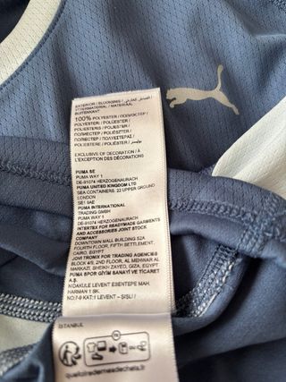 Camiseta T. M Azul y Blanca de Puma a estrenar