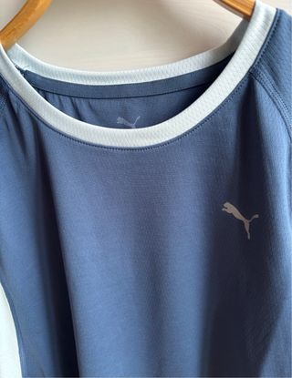 Camiseta T. M Azul y Blanca de Puma a estrenar