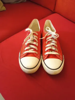 Zapatillas Rojas Mujer