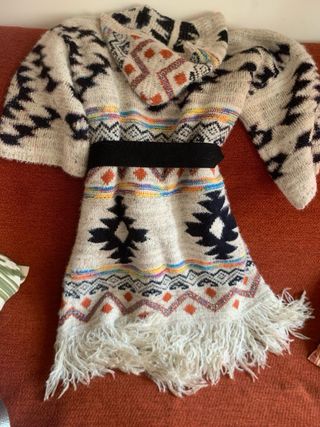 Cárdigan de punto boho talla única
