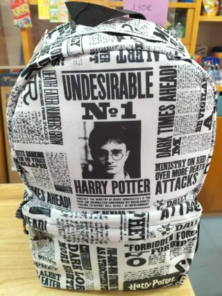 Mochila Harry Potter temática periódico