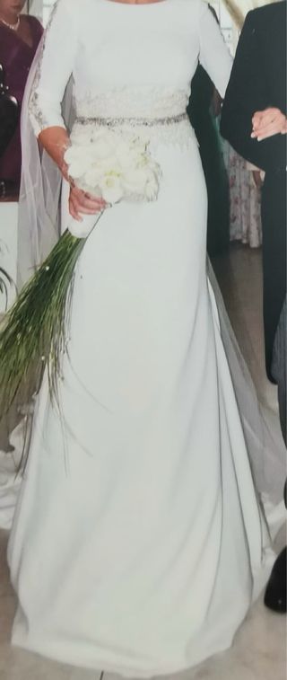 Vestido Novia Franc Sarabia Blanco