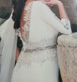 Vestido Novia Franc Sarabia Blanco
