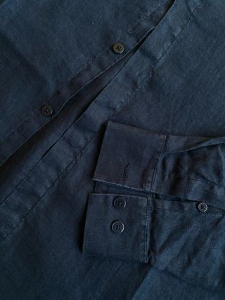 Camicia Armani Exchange Lino Blu