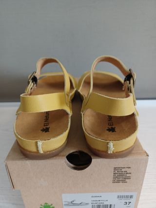 Sandalias El Naturalista Talla 37 Amarillas