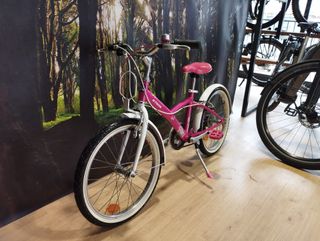 Bicicleta Niña Btwin 20 Rosa