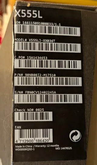 Portátil Asus X555LJ-XX036T i7