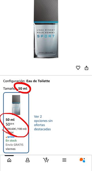 L'Eau d'Issey Pour Homme Sport  100ml.