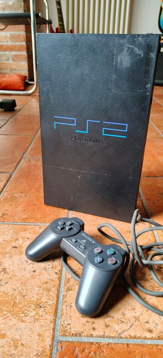 Playstation 2 Fat Nera con Controller