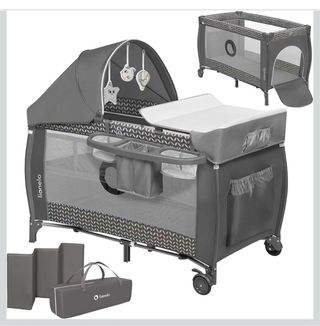 Cuna de viaje plegable