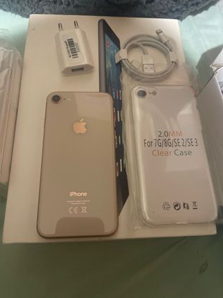iPhone 8 64GB Batería 99% + Funda Transparente