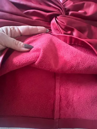 Falda Zara Roja Talla M