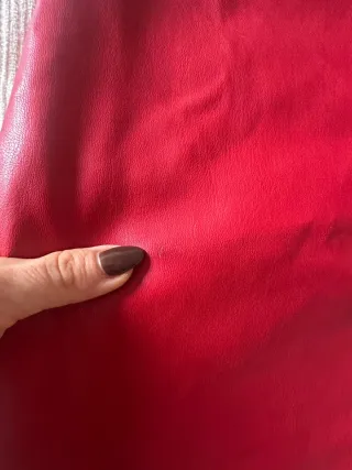 Falda Zara Roja Talla M