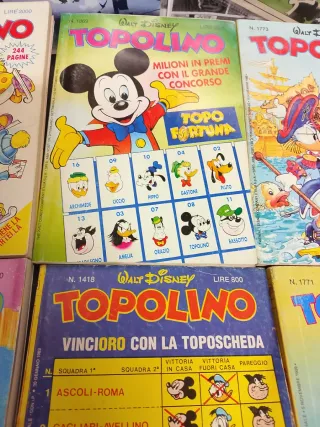 Lotto 6 Topolino