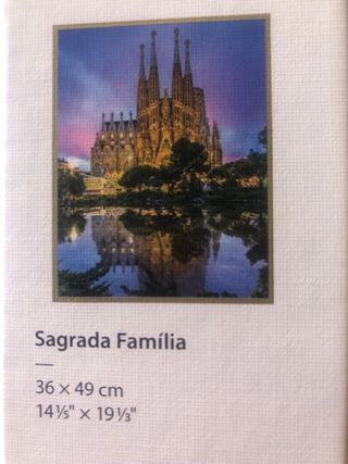 Puzzle 500 piezas Sagrada Familia Clementoni