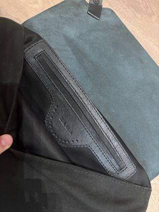 Carpeta de cuero Zara negra