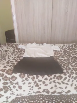 Vestido corto bicolor Esprit Talla S