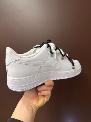 Nike Air Force 1 Custom DJ Nero/Bianco