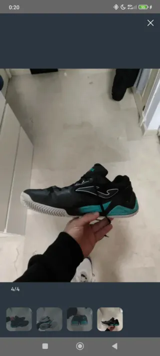 Zapatillas Joma Set Padel Negras talla 43