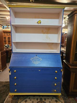 Escrivaninha/Papeleira Restaurada Personalizada