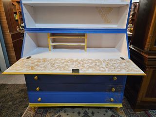 Escrivaninha/Papeleira Restaurada Personalizada