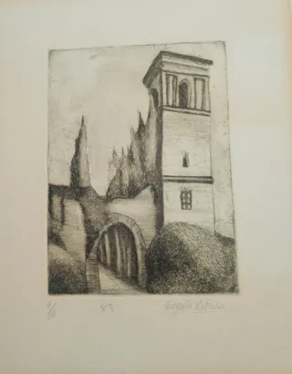 Litografía original 35x26 1983