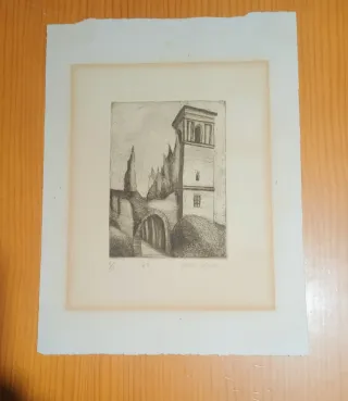 Litografía original 35x26 1983