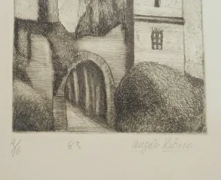 Litografía original 35x26 1983