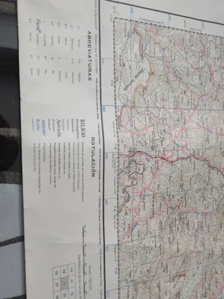 Mapa Militar Bilbao 1966