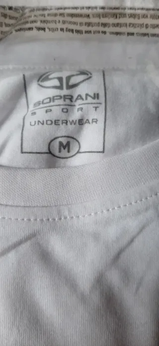 T-shirt Soprani Sport uomo bianca M