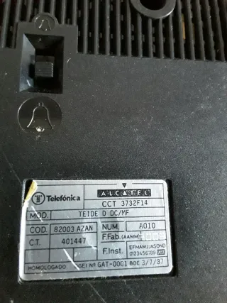 Teléfono fijo ALCATEL TEIDE. Vintage!!