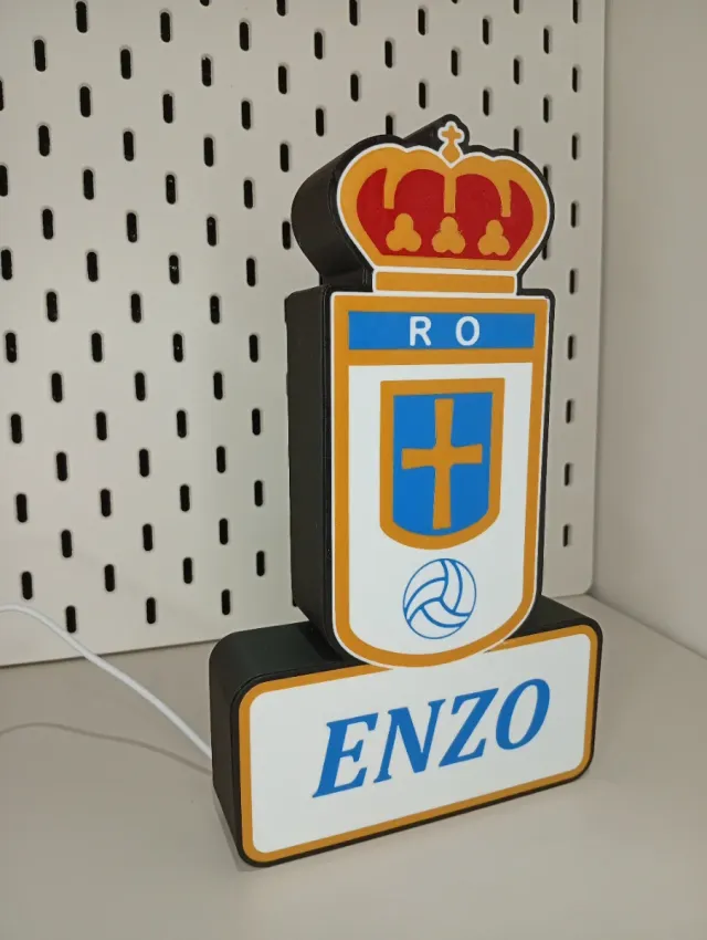 Lámpara futbol personalizada