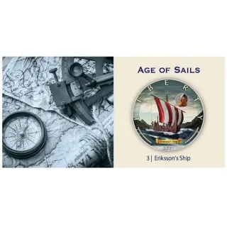 Moneda Plata 2021 Eriksson's Ship