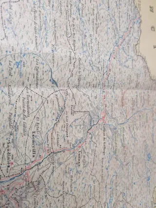 Mapa Sallent de Gállego 1936