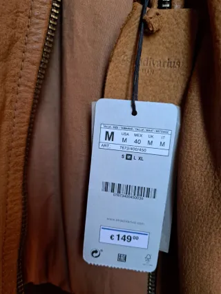 Chaqueta Stradivarius Piel Marrón Talla M