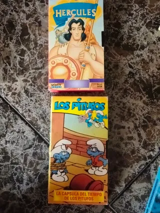 Lote 9 Cintas VHS Infantiles Clásicos Animados