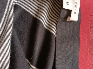 Falda larga Max Studio rayas cortada al vies.