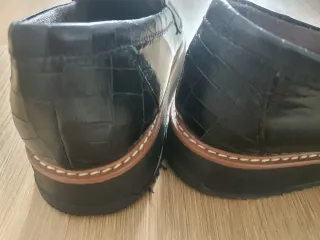 Zapatos Pitillos Negros Cocodrilo