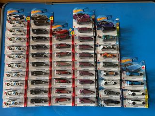 Lote 5 Coches Hot Wheels Nissan