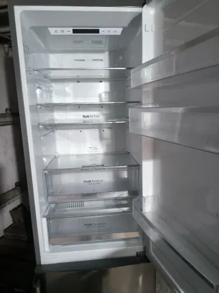 Nevera Combi LG Acero Inoxidable