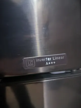 Nevera Combi LG Acero Inoxidable