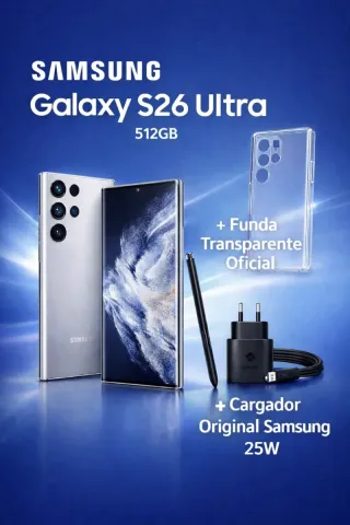 Samsung Galaxy S26 Ultra 512GB + Funda y Cargador