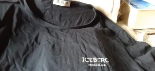 T-shirt Iceberg Underwear Uomo Blu Taglia L