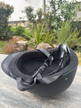 Casco negro equitación niñ@ Talla S (51-54cm)