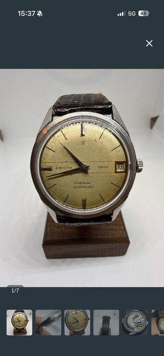 Reloj Zenith Captain 6600 Años 60