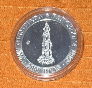 Moneda 2.000 Ptas Barcelona '92 España 1990