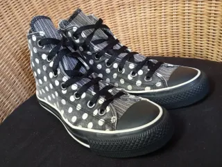 Zapatillas Converse All Star Lunares Talla 38