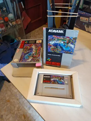 Tortugas Ninja Turtles In Time Super Nintendo SNES
