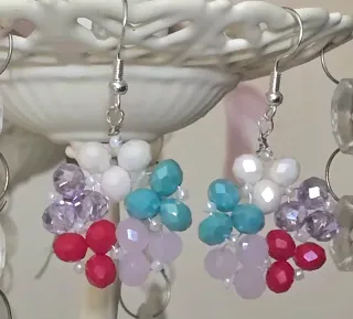 Orecchini fatti a mano con perle